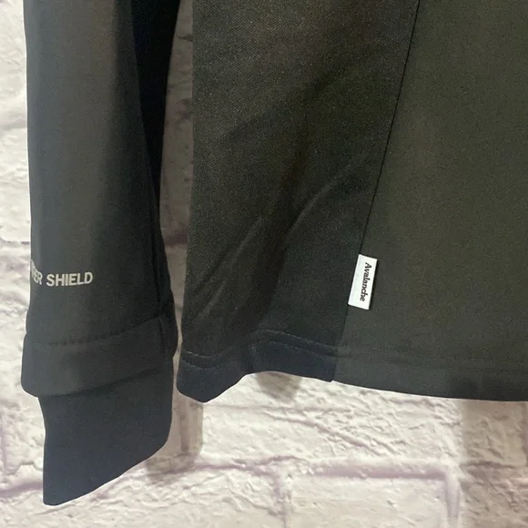 NWT Avalanche Women’s Lined Hooded Black Soft Shell Jacket Size S Fits Like XS - Picture 11 of 15